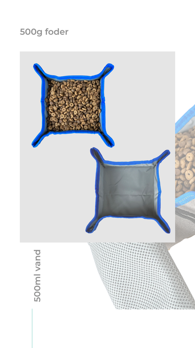 Foldable food/water bowl